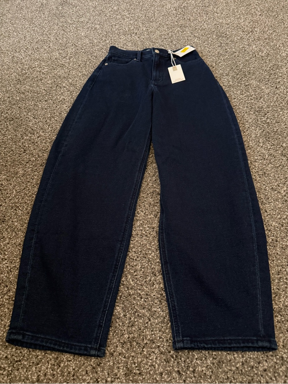 Good American Straight-Leg Jeans - Dark Blue